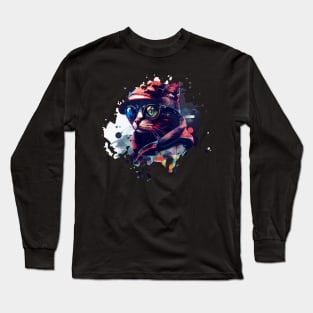 Cyber Cat Long Sleeve T-Shirt